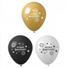 BALLONS X8  HAPPY PARTY