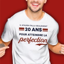 T-SHIRT 20 ANS TAILLE M