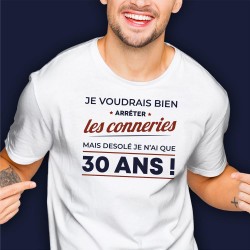 T-SHIRT 30 ANS TAILLE M