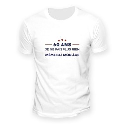 T-SHIRT 60 ANS TAILLE M