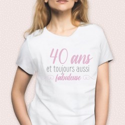 T-SHIRT 40 ANS TAILLE S