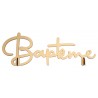 LETTRES BAPTEME OR