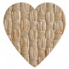 DECO COEUR EN OSIER  A PARSEMER