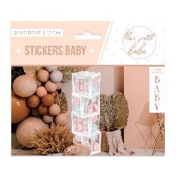 STICKERS BABY ROSE GOLD