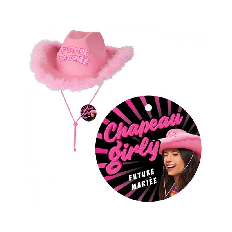 CHAPEAU COW  BOY EVJF ROSE