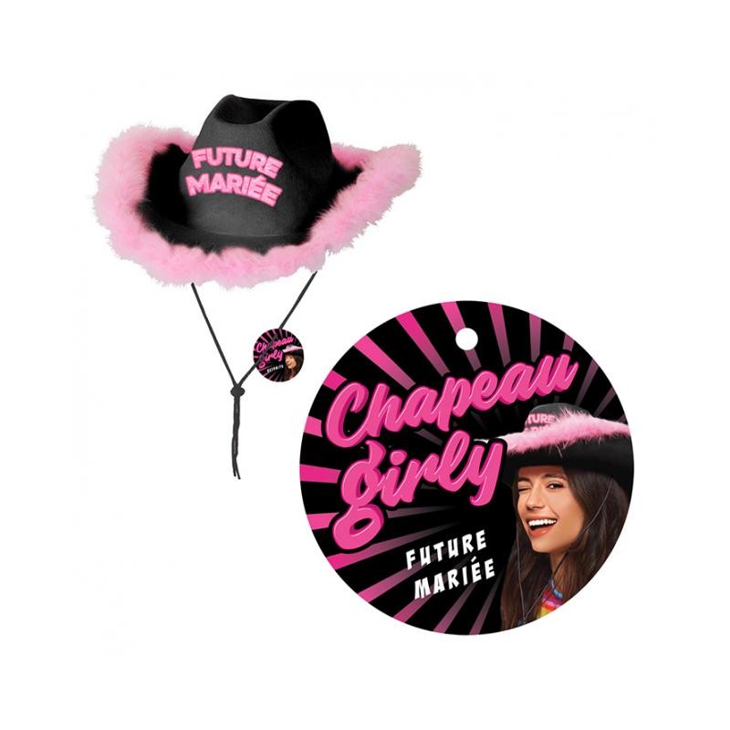 CHAPEAU COW  BOY EVJF NOIR