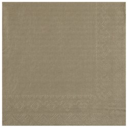 SERVIETTES OUATE X25 TAUPE