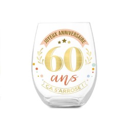 VERRE ROND 60 ANS