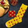CHAUSSETTES DUO BURGER/FRITE