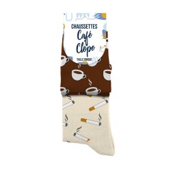 CHAUSSETTES DUO CAFE/CLOPE