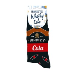 CHAUSSETTES DUO WHISKY/COCA