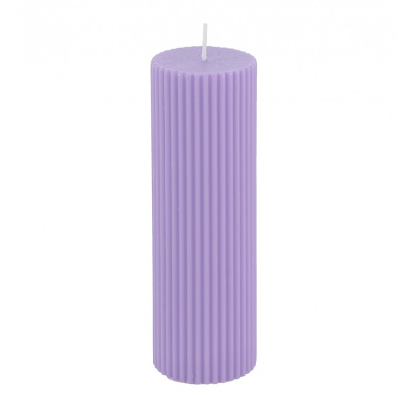BOUGIE CANNELEE LILAS