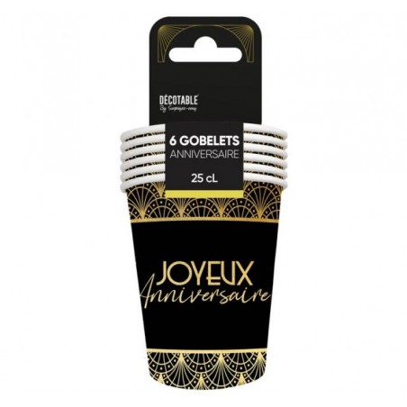 GOBELETS X6 ART & DECO