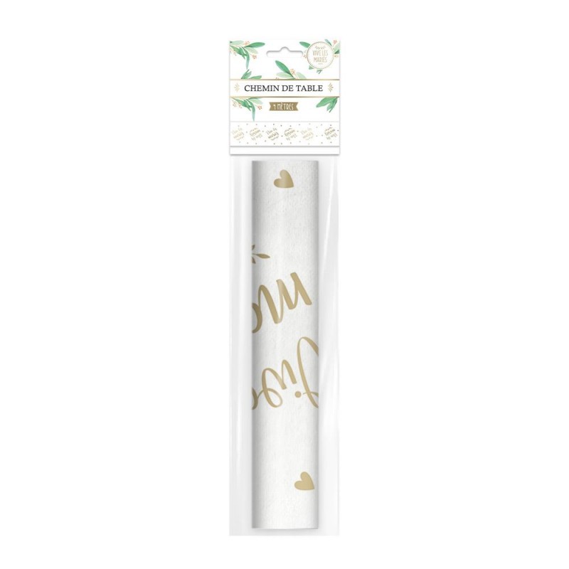 CHEMIN DE TABLE MARIAGE 5M