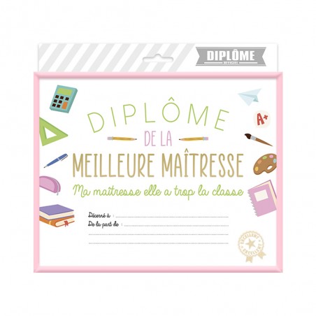 DIPLOME MAITRESSE
