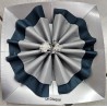 Pliage de serviette "le disque"
