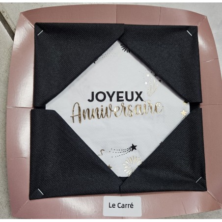 Pliage de serviette "le carré"