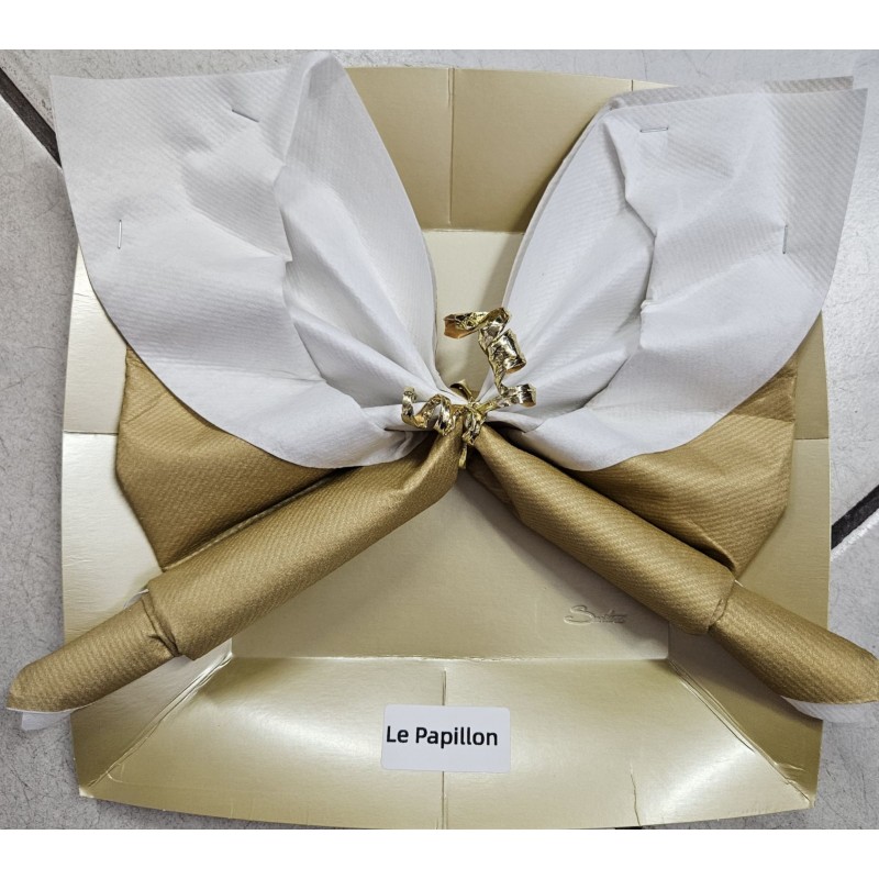 Pliage de serviette "papillon"