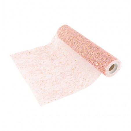 Chemin de Table GLITTER ROSE GOLD