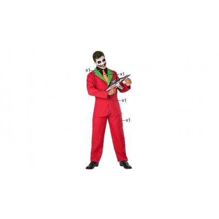 DEGUISEMENT CLOWN ROUGE ML