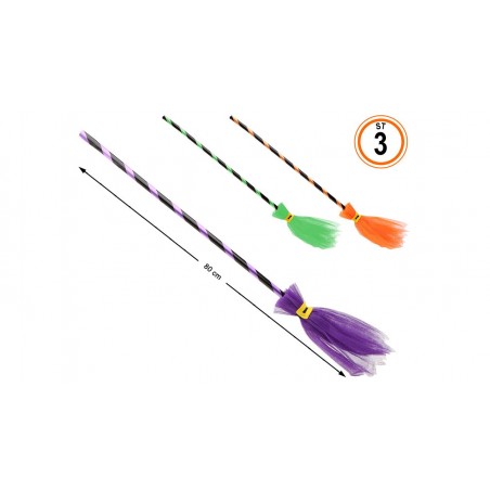BALAI DE SORCIERES 80CM ORANGE