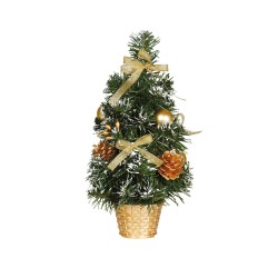 SAPIN DECORE OR ENNEIGE 40 CM