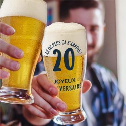 VERRE A BIERE 20 ANS