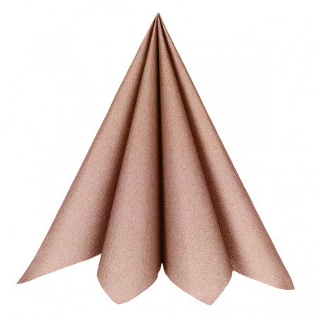 Serviettes Intissées 40x40 rose gold