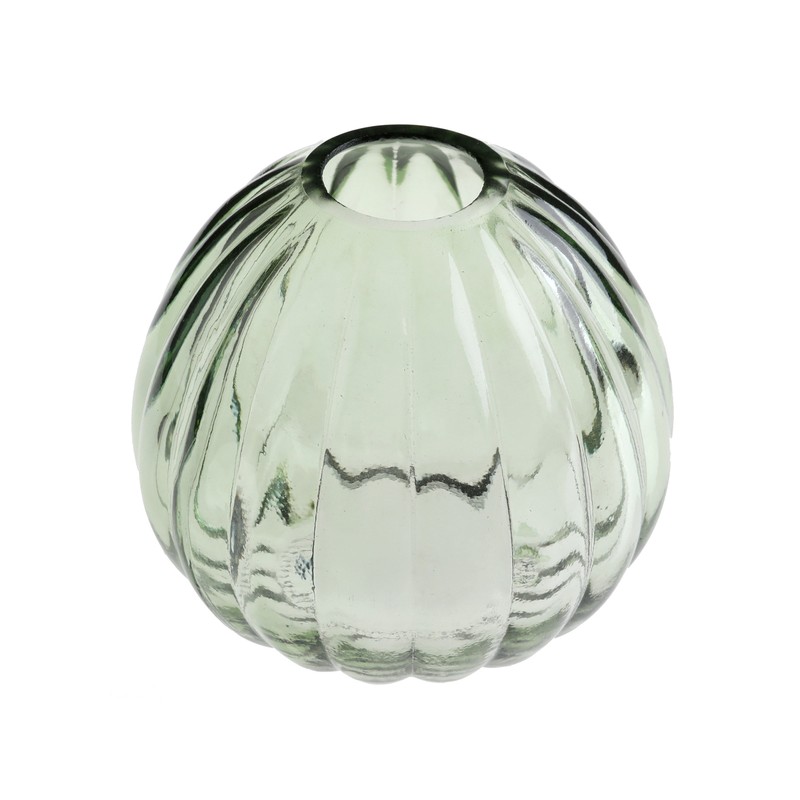 VASE BOULE VERT