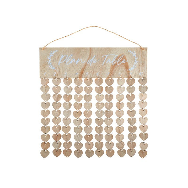 PLAN DE TABLE MARIAGE