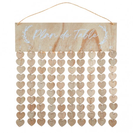 PLAN DE TABLE MARIAGE