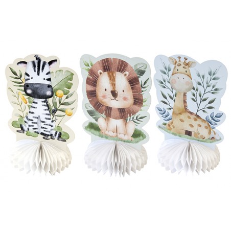 DECO DE TABLE PAPIER X3