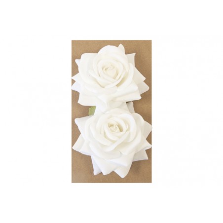 ROSES X2 BLANC