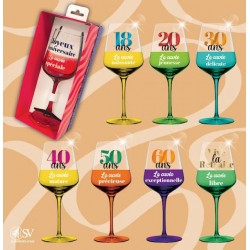 VERRE A VIN 40 ANS