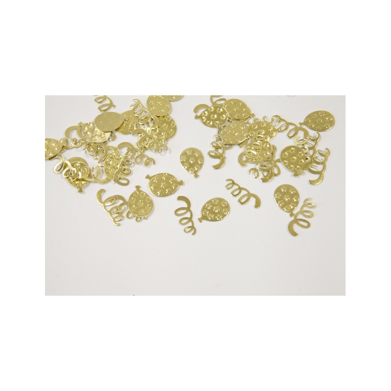 CONFETTIS DE TABLE OR BALLONS
