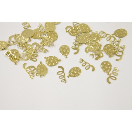 CONFETTIS DE TABLE OR BALLONS