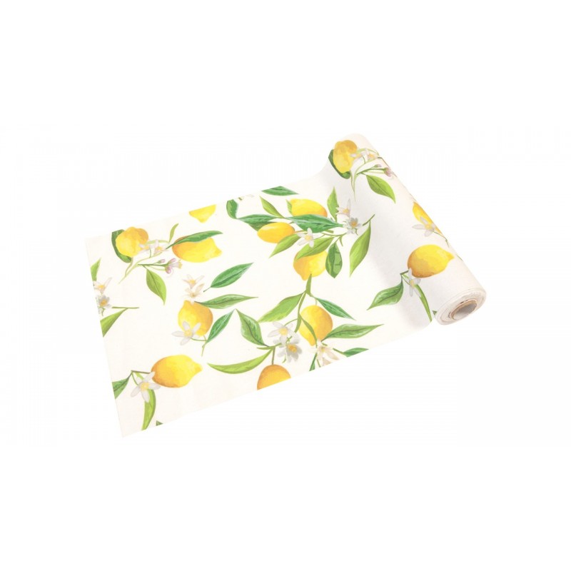 CHEMIN DE TABLE CITRON 4M