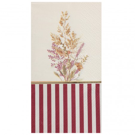 Serviettes Sienne x12