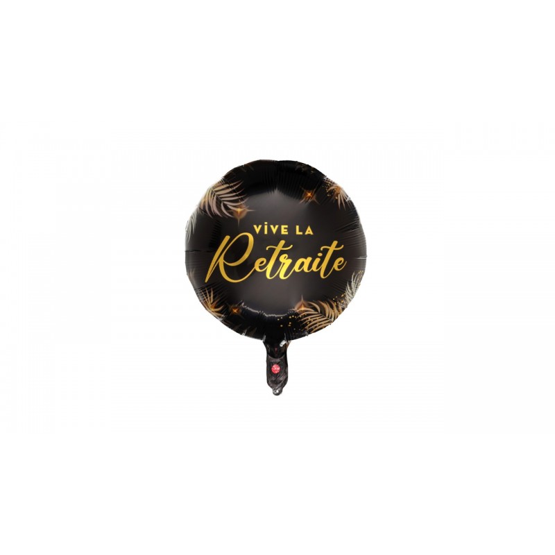 Ballon Alu retraite dorée