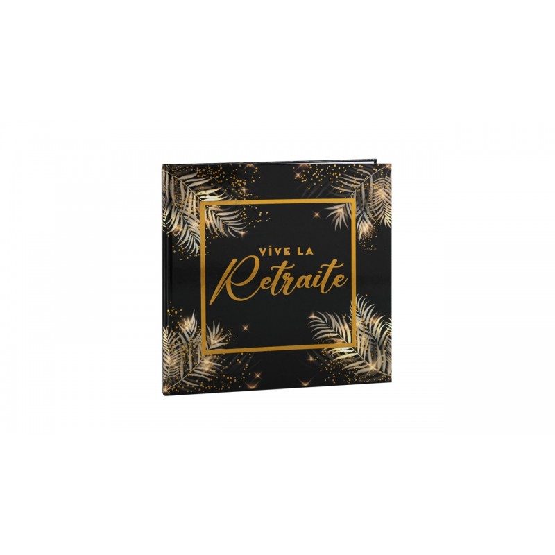 Livre d'or retraite dorée