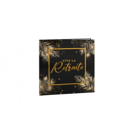 Livre d'or retraite dorée