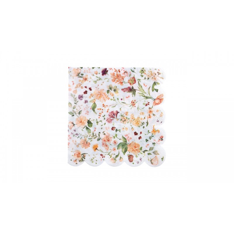 Serviettes Herbier x12