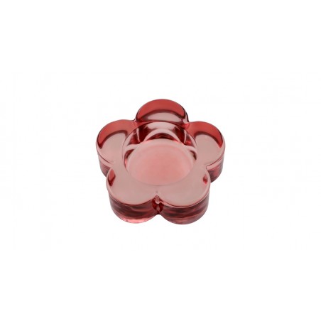 Porte Bougie Fleur Rose