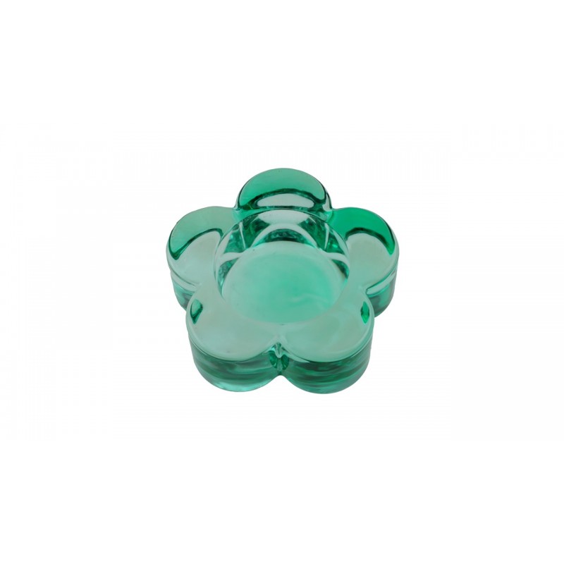 Porte Bougie Fleur vert
