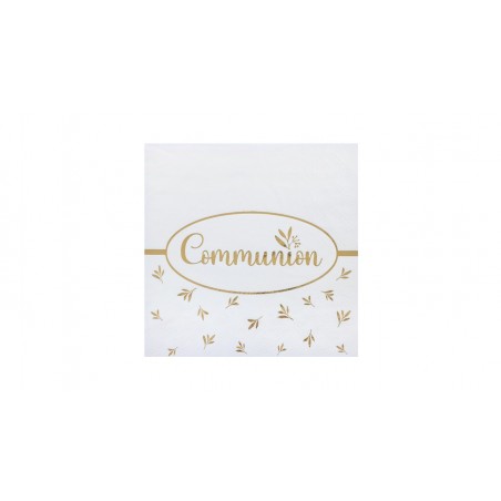 Serviettes communion x12