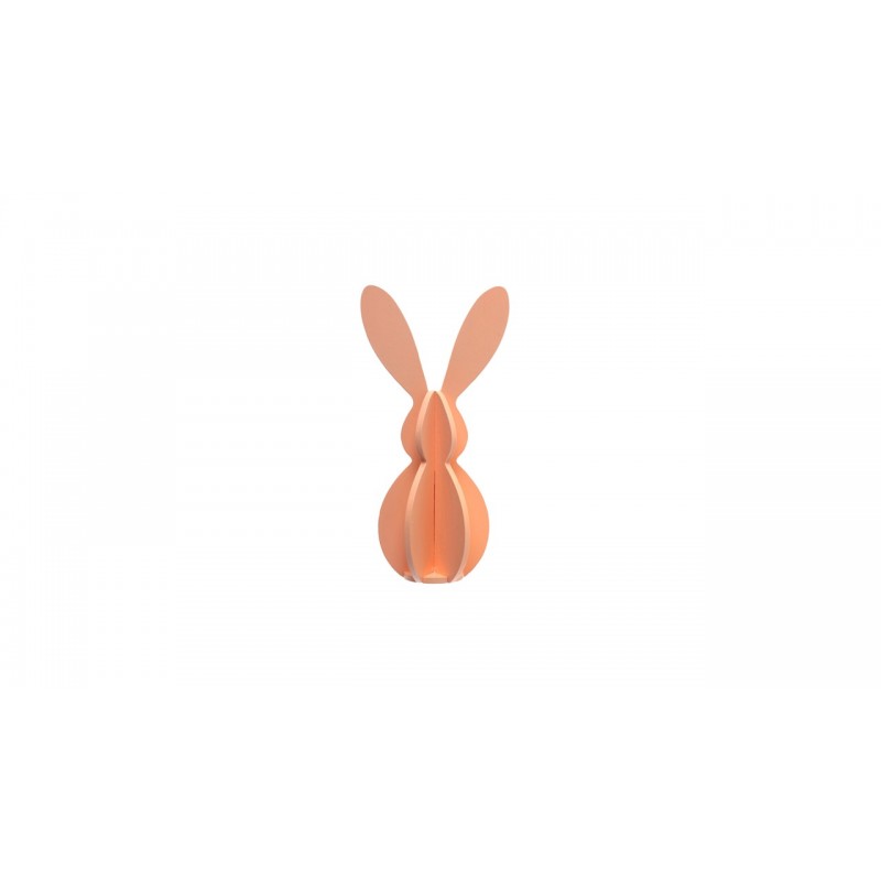 Petit Lapin 6 x 12 cm pêche