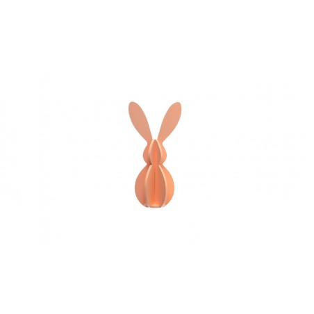 Petit Lapin 6 x 12 cm pêche