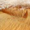 CHEMIN DE TABLE MOUSSELINE OCRE