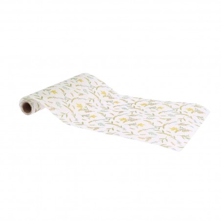 CHEMIN D ETABLE FLEURI VERT ET OCRE