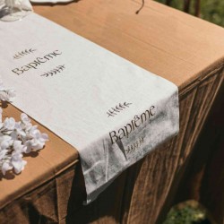 CHEMIN DE TABLE BAPTEME